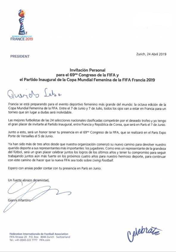 La FIFA invitó a Verón al 69° Congreso en Francia | Estudiantes de La Plata
